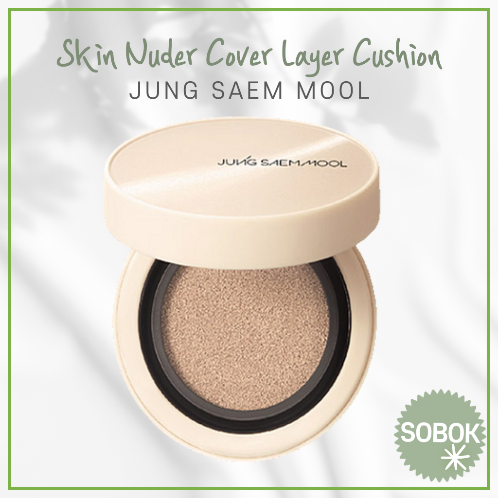 [JUNG SAEM MOOL] Skin Nuder Cover Layer Cushion SPF 50+ PA+++ /Long Wear Foundation Cushion